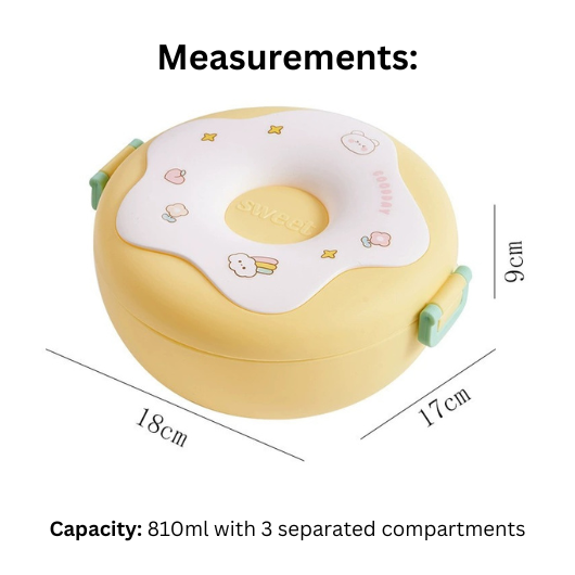 Bento Lunch Boxes - Donut/Double Decker