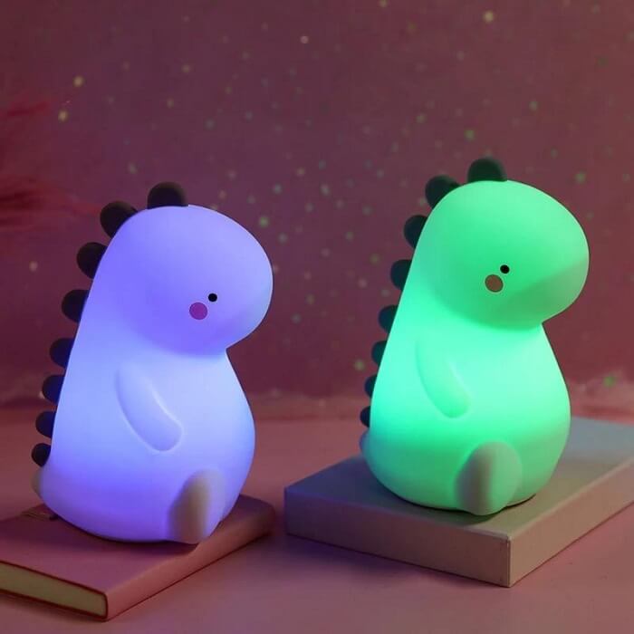 Squishy night clearance light dinosaur